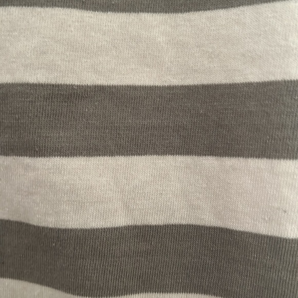 Denim & Flower Gray and White Striped Tee - Picture 3 of 6